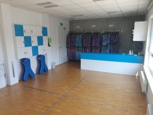 Flight suits and indoor skydiving equipment at Aerodium Logatec